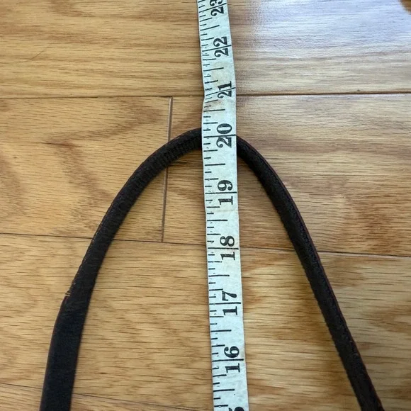 Jack Georges Leather Crossbody Bag Brown Multi‎ Pocket Shoulder Bag Purse